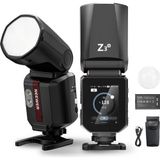 Neewer Z3R-N Nikon Uyumlu 100W Yuvarlak Kafa Akülü Tepe Flaşı