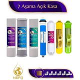 Nefa Açık Kasa Su Arıtma ve Ihlas Aura Cebilion -Compact Model- Uyumlu 7'li Filtre Seti