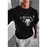 Nefes Alabilen Oversize Tişört Fileli Terletmez Pamuklu Bisiklet Yaka Rahat Kesim Salaş T-Shirt - Siyah - Beyaz