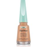 Nefes Alan Parlak Oje- Breathing Nail Enamel- 005 Salmon Pink - 0 - Siyah