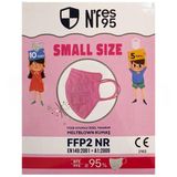 Nefes FFP2 N95 5 Katlı Çocuk Pembe Koruyucu Maske 10'lu