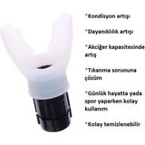 Nefes Güçlendirme Aleti, Kondisyon ve Dayanıklılık Artırıcı, Beyaz - Ahşap Bej - Siyah