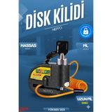 NEFFO Alarmlı Motosiklet Disk Kilidi – Suya Dayanıklı 110 dB Güçlü Alarm | Güvenlik Kilidi