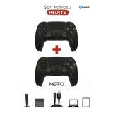 NEFFO Bluetooth Oyun Kolu Ps4 Ps5 Ve Pc Uyumlu Wireless Kablosuz Oyun Kolu Joystic 2 Adet