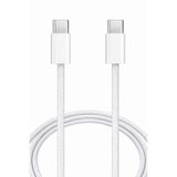 NEFFO iPhone Samsung Xiaomi Huawei Type-C to Type-C 1M Halat Örgü Hızlı Şarj ve Data Kablosu