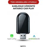 Neffo Kablosuz Auto & Apple Carplay Dönüştürücü 2,3 kW - 3,7 kW Güç ile Kolay Kurulum