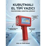 Neffo Kurutmalı El Tipi Yazıcı 12,7 mm Dokunmatik Ekranlı Mini Mobil Etiket Yazıcı - 30