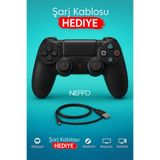 NEFFO Ps4 Joystick Tablet Telefon Pc Uyumlu Titreşimli Oyun Kolu 1 Adet - Şarj Kablo Hediyeli