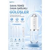 Neffo Şarj Edilebilir Taşınabilir Diş Protez Bakım ve Ağız Duşu Yüksek Kapasite - Açık Beyaz - Gri