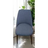 NEFİS HOME buyok Oval Sandalye Kılıfı ,sandalye Örtüsü jakarli ,yıkanabılır,lastıklı 1 Adet
