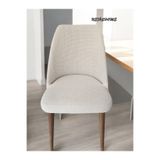 NEFİS HOME buyok Oval Sandalye Kılıfı ,sandalye Örtüsü likrali ,yıkanabılır,lastıklı 1 Adet