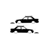 nehay shop Basık Oto Gölge özel yeni sticker Siyah 20 * 5 Cm Tofaş Şahin ile uyumlu