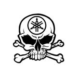 nehay shop Kuru Kafa Oto özel yeni sticker 15 * 15 Cm Yamaha ile uyumlu