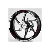 Nehay Shop Motosiklet Jant Şeridi Kırmızı Pcx Yazılı 3 Parçalı Beyaz Sağ-Sol/Ön-Arka