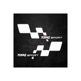 nehay shop Sport Kapı Altı Sag Sol Takım Set Oto özel yeni sticker Beyaz 30 * 11 Cm Tofaş ile uyumlu