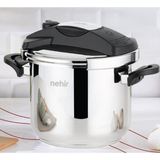 Nehir 5 lt Düdüklü Tencere Bordo Renkli Bio Granit Malzeme ile Hızlı Pişirme Seti 8697076290125 - 18 L