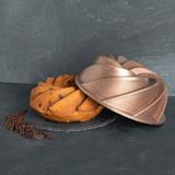 Nehir Buket Rose Gold Döküm Kek Kalıbı 26 cm