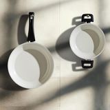 Nehir Ceramic Siyah 2 Parça Tava Seti