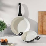 Nehir Galaxy Ceramic Siyah 2 Parça Tava Sahan Seti