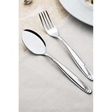 Nehir Lizbon 60 Prç, Çatal Kaşık Seti Takımı Seti Gümüş