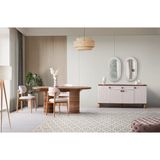 Nehir Mdf Yemek Odası Takımı - Aytaşı - 6 Sandalye