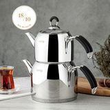 Nehir Modern Maxi Çaydanlık - Gri / Siyah - Çok Renkli - 5