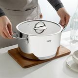 Nehir Silver Trend 18 cm Paslanmaz Çelik Derin Tencere
