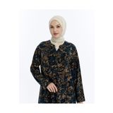 Nehir tekstil Büyük Beden Kışlık Anne Elbisesi