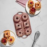 Nehir Valeria Rose Gold 6'lı Döküm Kek Kalıbı