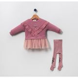 Nehir Verona Special Kız Bebek Özgün Elbise - 12R-Bordo - 1 - 1,5 Yaş