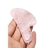 NehirTaş Sertifikalı Pembe Kuvars Gua Sha Taşı Masaj Aleti