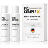 Neholia Keratin Set 2 Kullanımlık Evde Keratin Bakım ve Saç Düzleştirme Seti 2X100 ml Şampuan ve Düzleştirme Ürünü