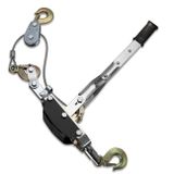 NEIKO 02256A Come Along halatlı vinç, 5 ton (4,5 kg) çekme kapasitesi, 3 ayak, 3 kanca, çift dişli çarklı sağlam güç kablosu, el vinç kablosu, otomobil kaldırma çekici, kurtarma ekipmanı