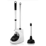 NEIKO 60168A Tuvalet Pompası Seti | 4 | Bonus Mini Lavabo Tahliye Pompası, Fırça Kutu |