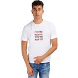 Neil Barrett Erkek T-Shirt PBJT812S-P530S-1141 - Beyaz