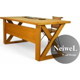 Neiwel Ares x Ahşap Ofis ve Çalışma MASASI-80 cm -260 cm - 80-260