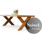 Neiwel Didim Doğal Ahşap Ofis SEHPA-70-100 - Açık Ceviz
