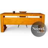 Neiwel Duina Doğal Ahşap Ofis ve Çalışma MASASI-80 cm -140 cm - 80-140