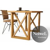 Neiwel Loel Doğal Ahşap Çalışma ve Ofis MASASI-70 cm -200 cm - 70-200