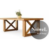 Neiwel Moe Doğal Ahşap Ofis SEHPA-70-100 - Açık Ceviz