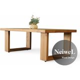 Neiwel Nain Doğal Ahşap Ofis SEHPA-70-180 - Açık Ceviz