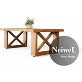 Neiwel Nuse Doğal Ahşap Ofis SEHPA-70-200 - Açık Ceviz
