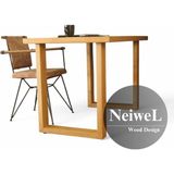Neiwel Oven Doğal Ahşap Çalışma ve Ofis MASASI-70 cm -200 cm - 70-200