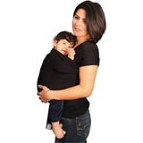 Neko Siyah Wrap Sling %100 Pamuklu Yenidoğan Dönemi İçin Güvenli Kullanım ve Konfor