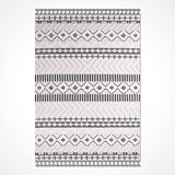 Nektar Beyaz Geometrik Modern Geometrik Etnik Desenli Boho Makinada Yıkanabilir Hafif Hav Toz Vermez Leke Tutmaz Kaymaz Taban Dijital Makine Baskı Halı Oturma Odası Salon Yolluk Koridor Mutfak Halısı