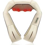 Nekteck Shiatsu Isılı Derin Yoğurma Masaj Yastığı, Araba/Ofis Koltuğu Masaj Aleti, Boyun, Omuz, Sırt, Bel Masaj Yastığı - Viraj