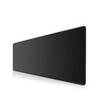 NeKuBa Büyük Boy 90x40 XXL Düz Siyah Mouse Pad Kauçuk Kaymaz Alt Taban, Yumuşak Kumaş Oyuncu MousePad, Bilgisayar ve Dizüstü, Notebook Uyumlu (Siyah)