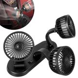Nekuba FAN10 Mini Araç Vantilatörü, 12 Volt DC, Çakmaklık Bağlantılı, Plastik, Araç Numaratörlü (3 lü Set)