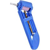 Nekuba Matkap Ucu Bileme Aracı, Taşınabilir El Matkap Kalemtıraş, 2.0-12.5mm, Mavi