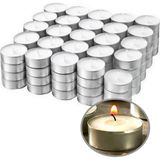 Neler Geldi Neler 100'lü Tea Light Mum Beyaz Tealight Mum Parti Mum - 100 Adet